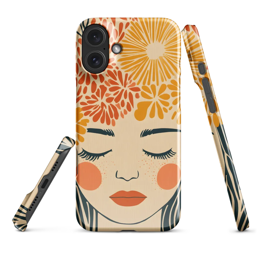 Serenity in Bloom | Phone Case |  16 Plus | Snap Case | Glossy