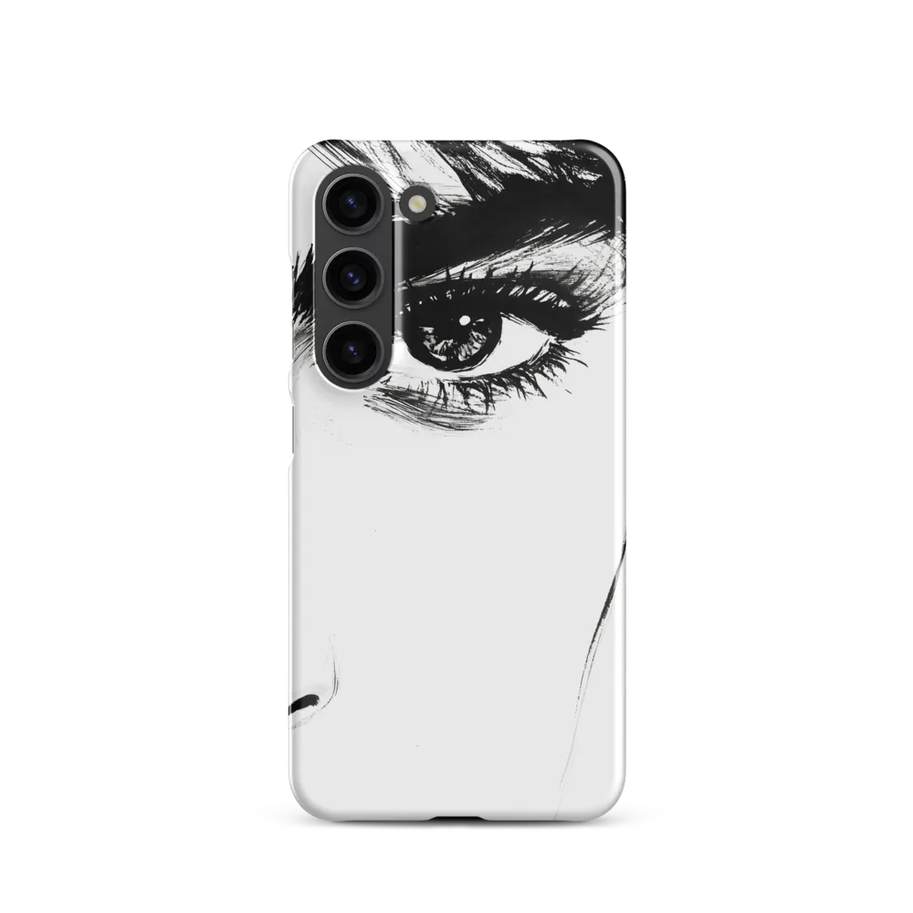 Gaze of Intensity | Phone Case |  S23 | Snap Case | Glossy