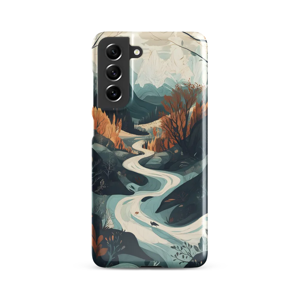 Winding Serenity: A Digital Landscape