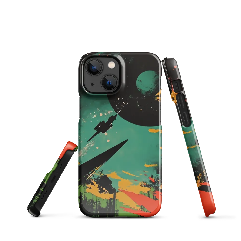 Journey Through the Cosmic Canvas | Phone Case |  13 Mini | Snap Case | Glossy