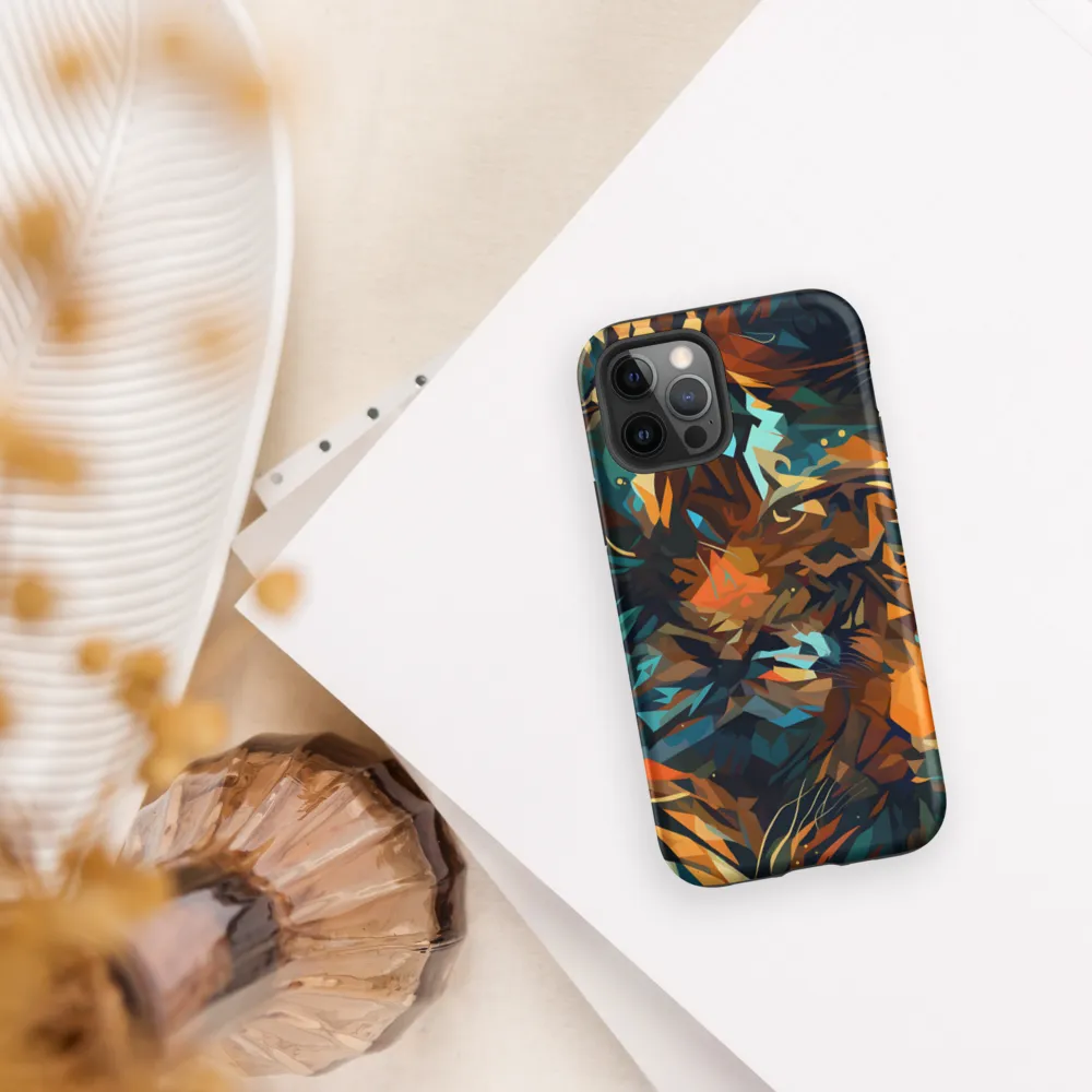 Wild Symphony: Abstract Tigers | Phone Case |  12 Pro | Tough Case | Matte