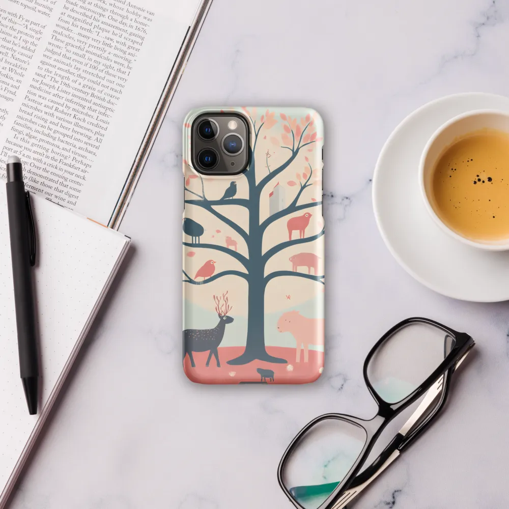 Whimsical Tree with Playful Creatures