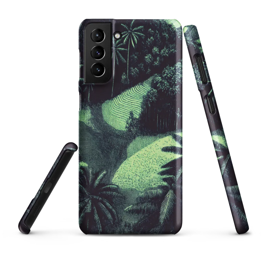 Harmony in Green: A Surreal Landscape