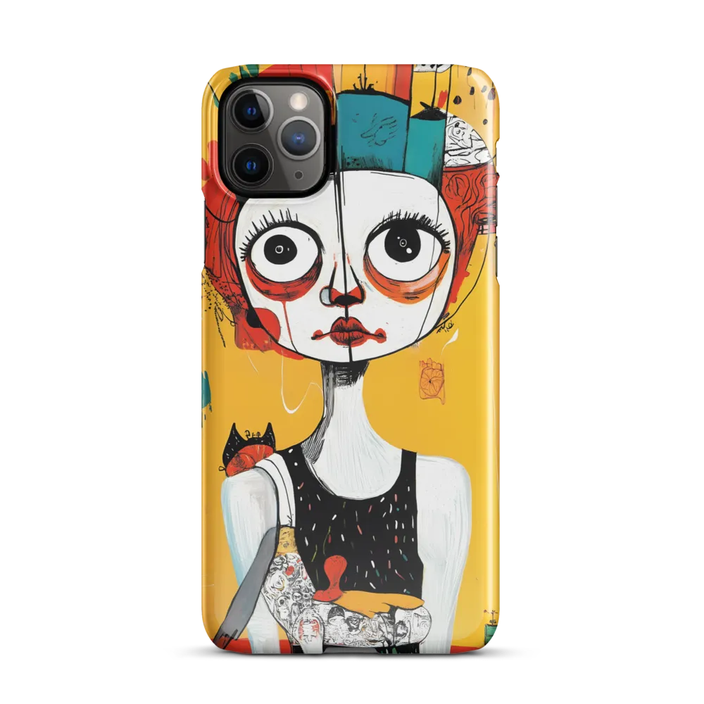 Whimsical Reflections: A Surreal Portrait | Phone Case |  11 Pro Max | Snap Case | Glossy