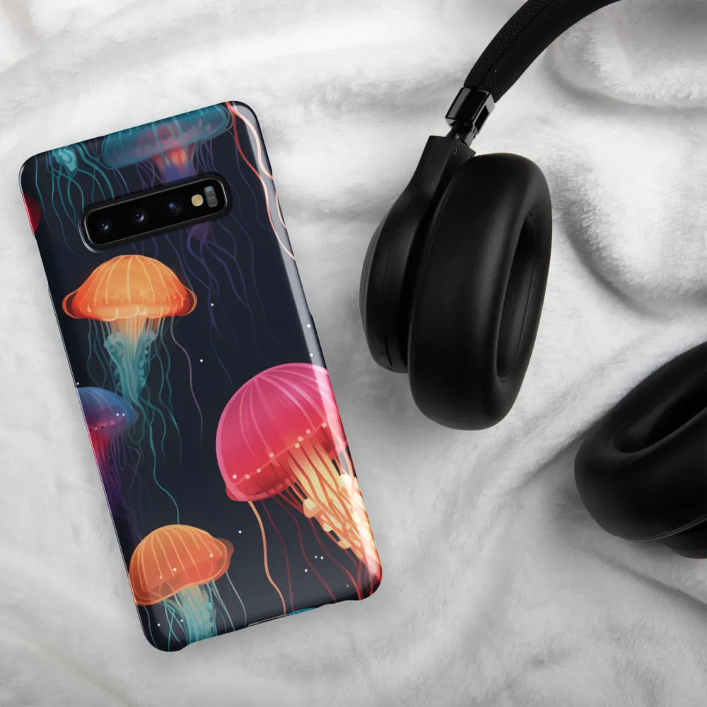 Ethereal Dance of Jellyfish | Phone Case |  S10 Plus | Snap Case | Glossy