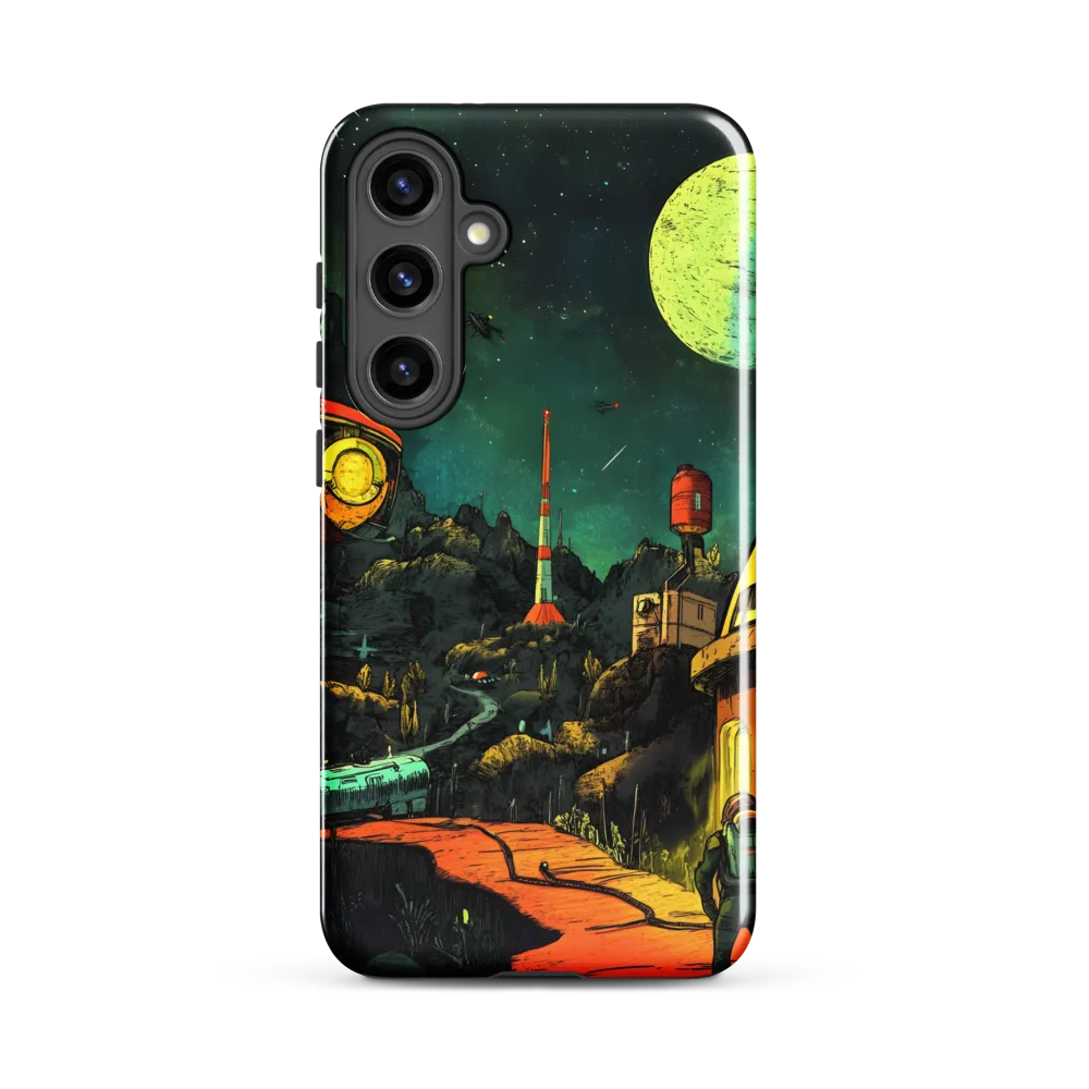 Cosmic Exploration: The Silent Journey | Phone Case |  S24 Plus | Tough Case | Glossy
