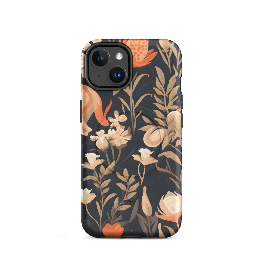 Floral Harmony: A Dance in the Dark