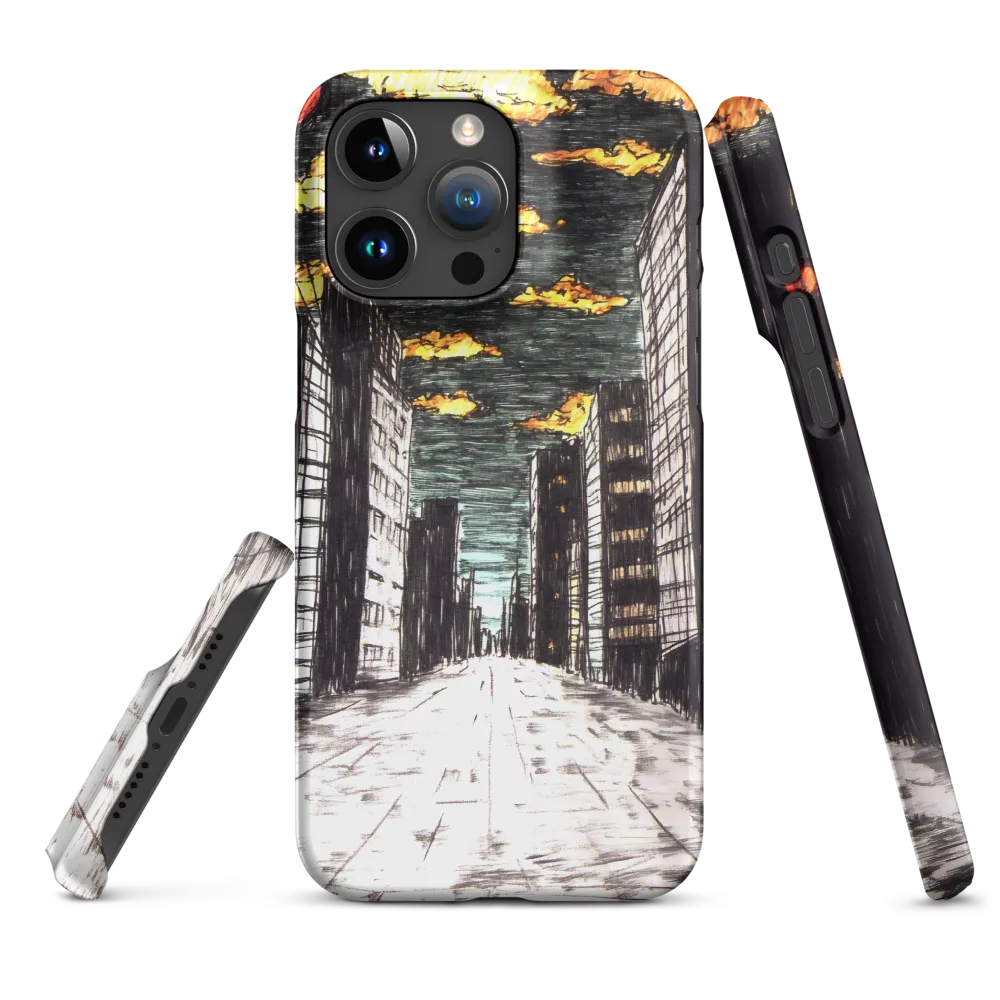 Eclipsed Cityscape | Phone Case |  15 Pro Max | Snap Case | Matte