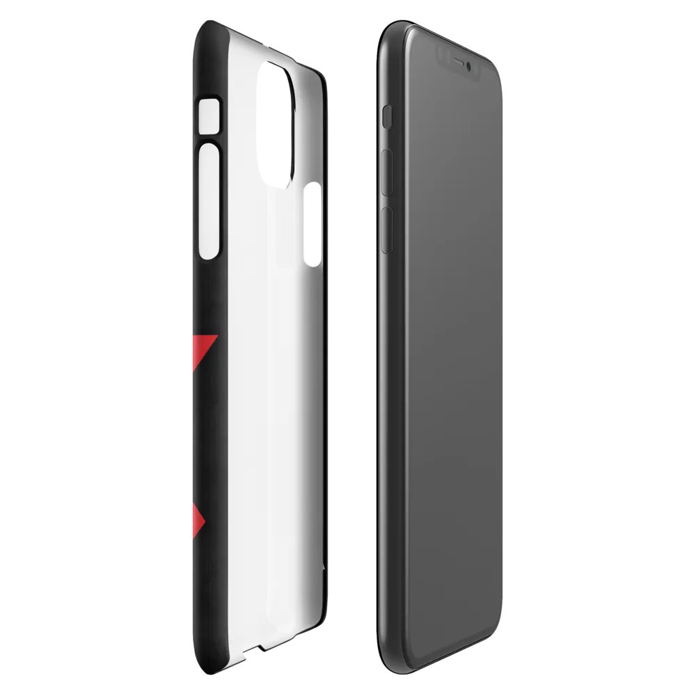 Geometric Symphony in Contrast | Phone Case |  11 Pro Max | Snap Case | Glossy