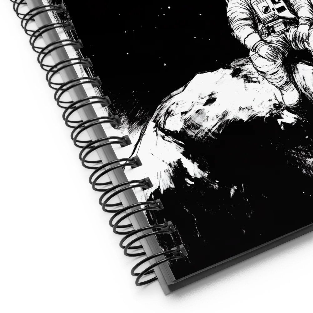 Solitude in the Cosmos | Spiral Notebook