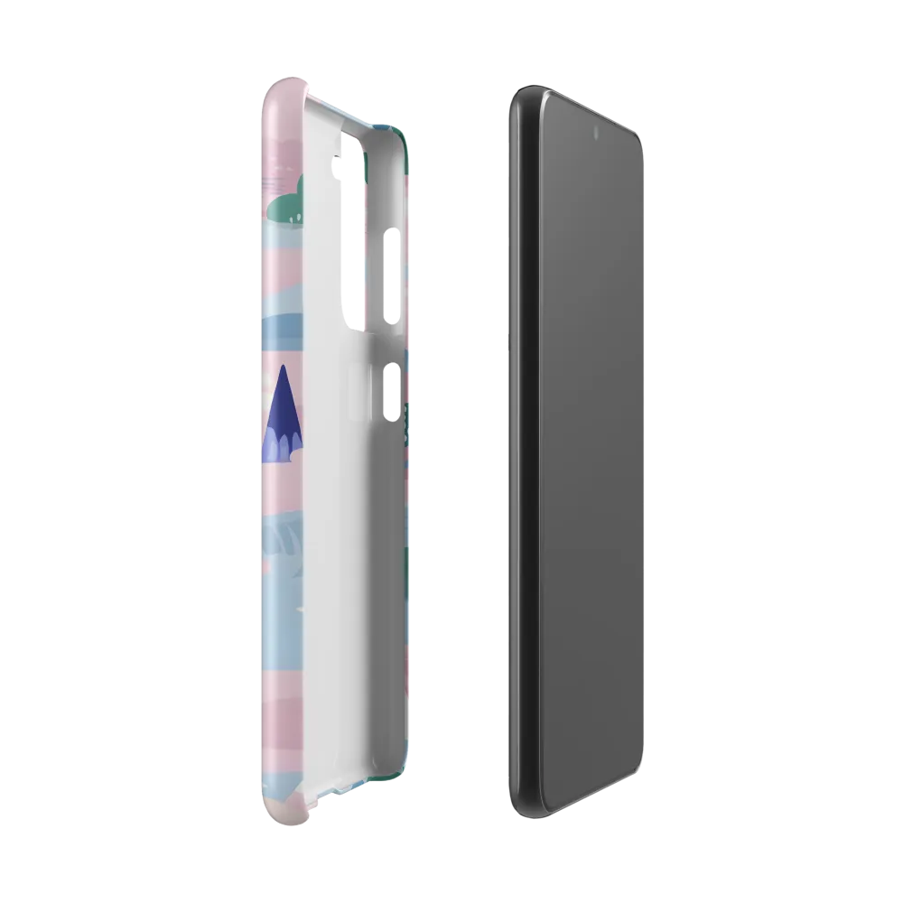 Whimsical Reflections: A Journey Through Landscapes | Phone Case |  S21 | Snap Case | Matte