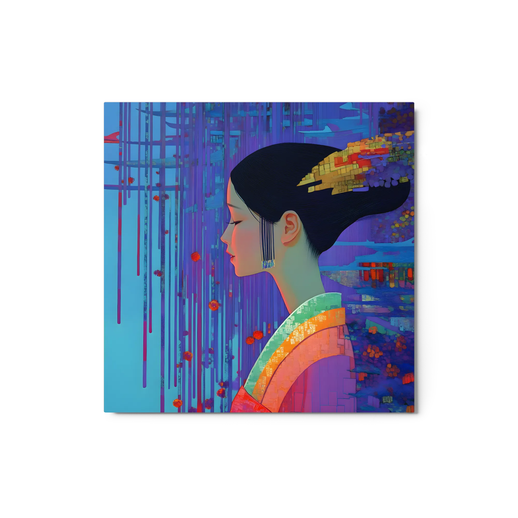 The Dream Weaver 
 Metal Print | 12″x 12″