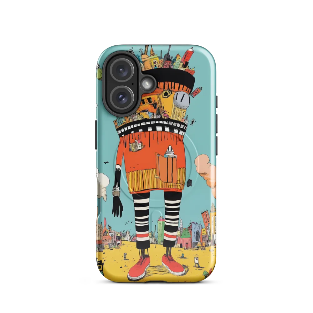 Urban Fantasia: A Whimsical Encounter | Phone Case |  16 | MagSafe® Tough Case | Glossy