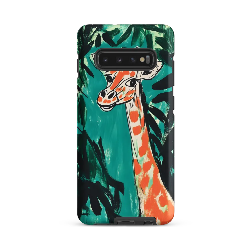 Giraffe in the Teal Canopy