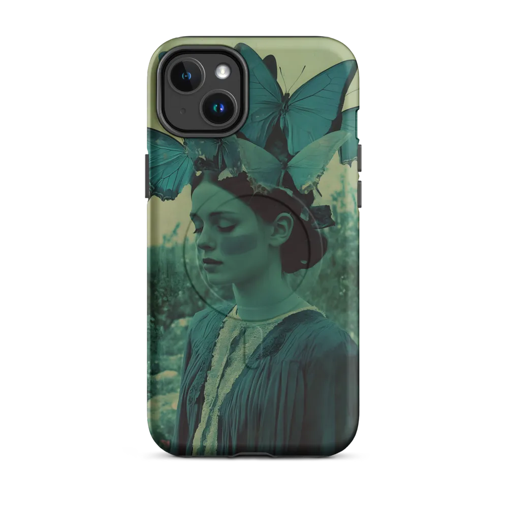 Crown of Teal Butterflies