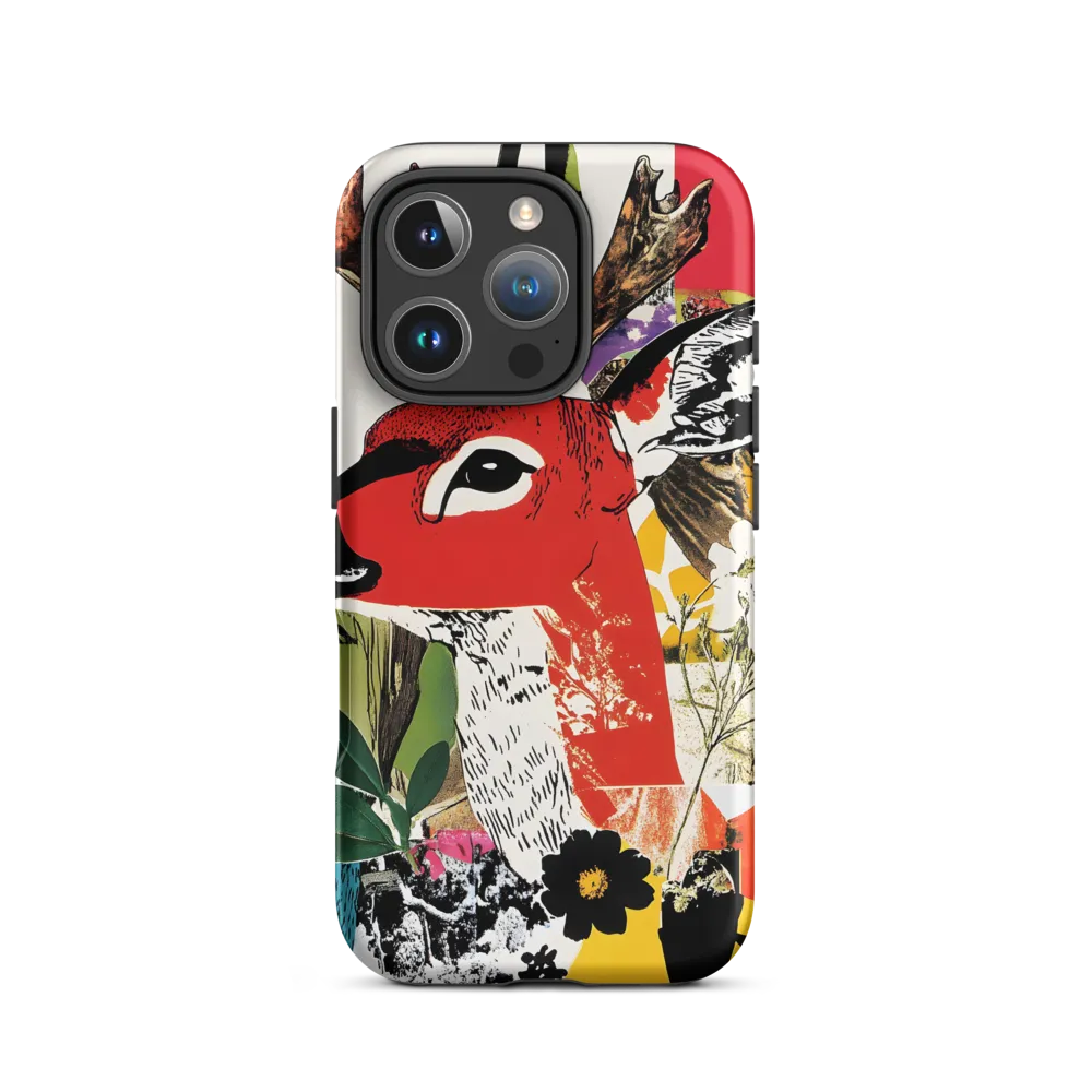 Vibrant Harmony: The Deer in Nature | Phone Case |  16 Pro | Tough Case | Matte