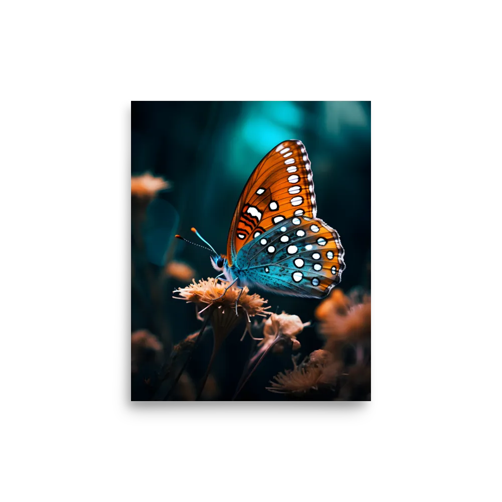 Whispers of Color: The Butterfly's Embrace | Poster | 8″×10″