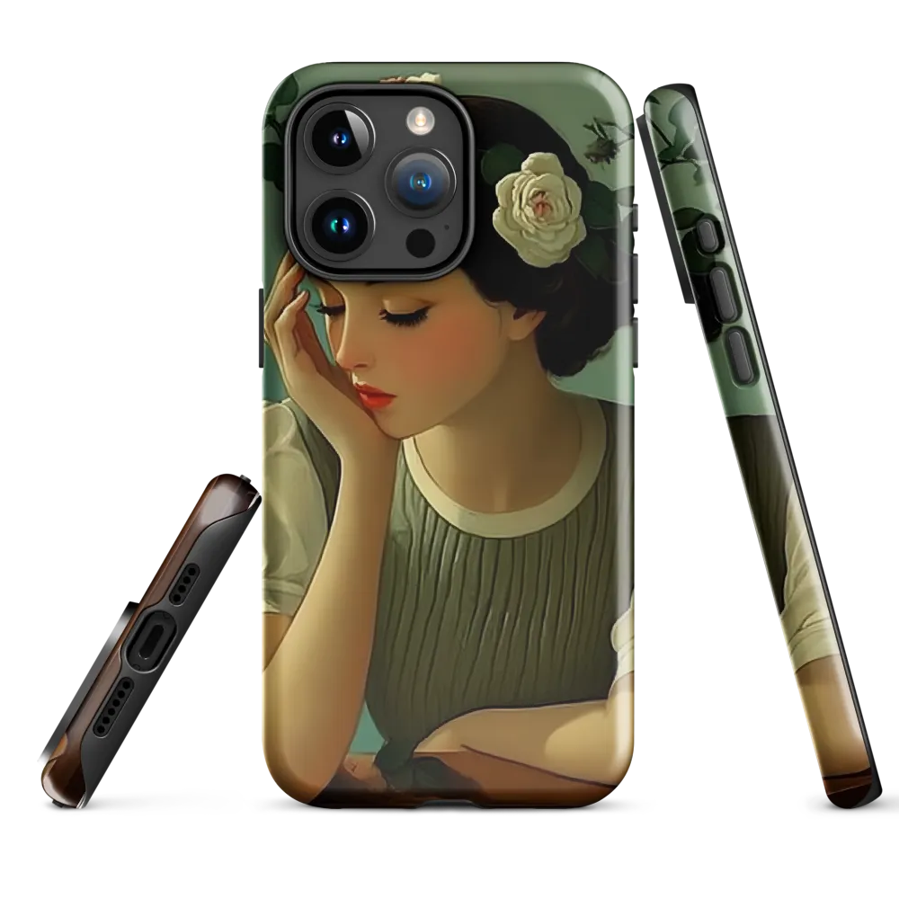 Whispers of Serenity | Phone Case |  15 Pro Max | Tough Case | Glossy