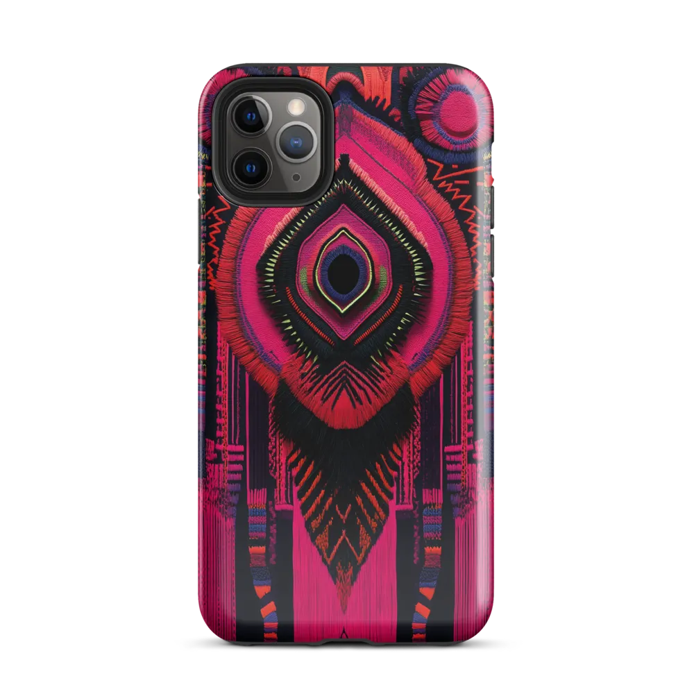 Mystic Mandala in Thread | Phone Case |  11 Pro Max | Tough Case | Glossy