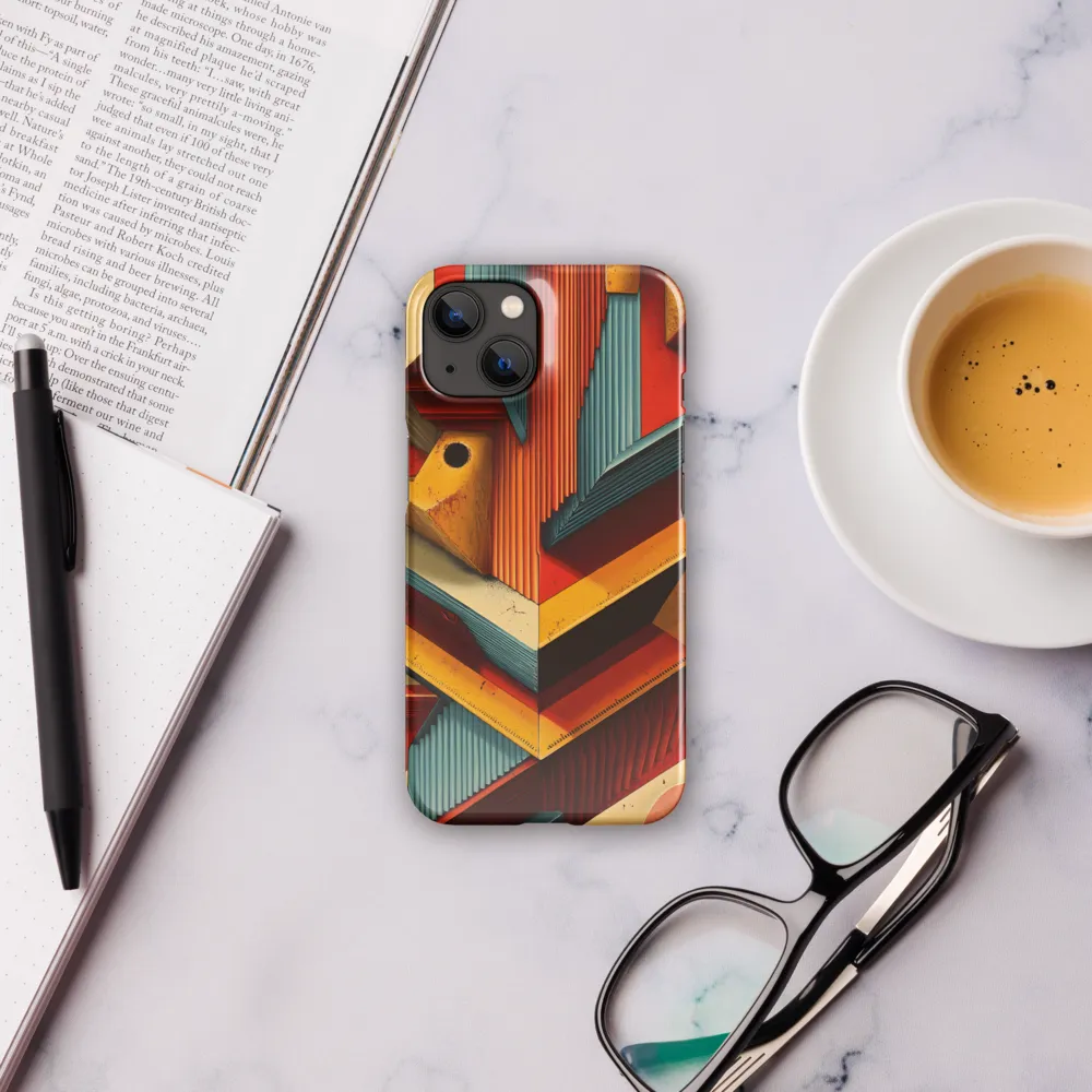 Geometric Harmony | Phone Case |  14 | Snap Case | Glossy