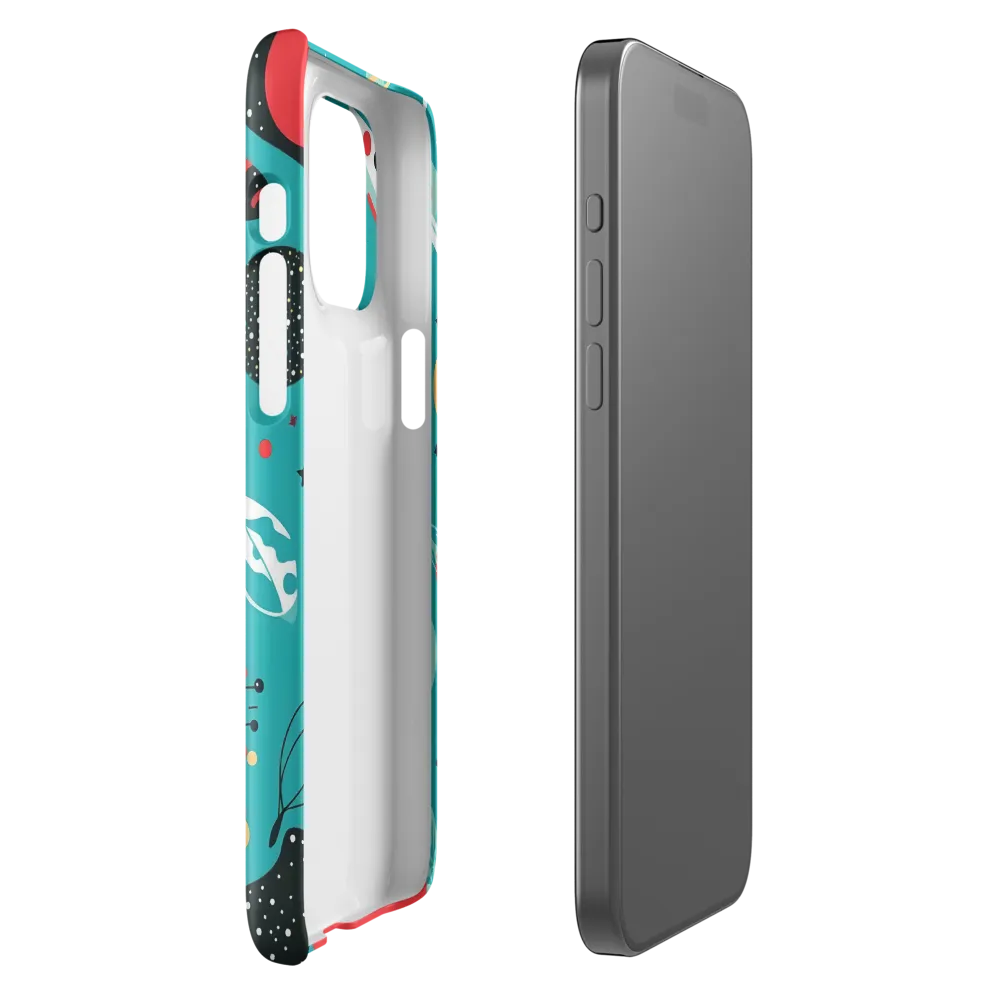 Whimsical Astronaut in Cosmic Wonderland | Phone Case |  15 Pro Max | Snap Case | Glossy