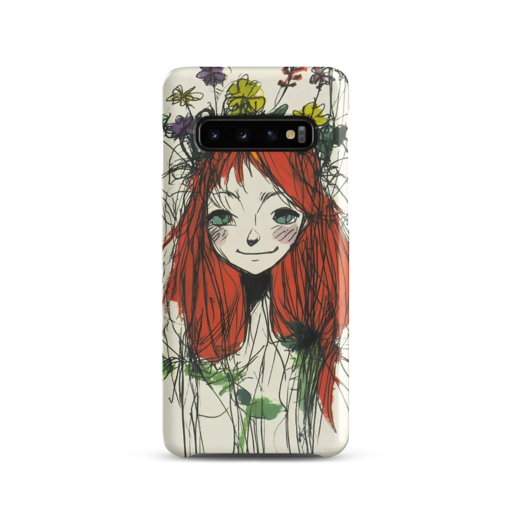 Whimsical Floral Portrait