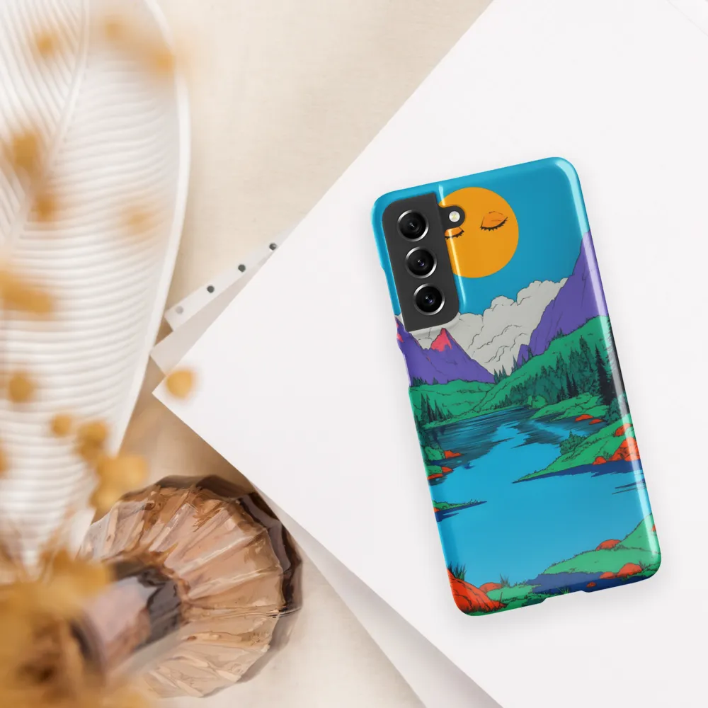 Whimsical Serenity in Vibrant Colors