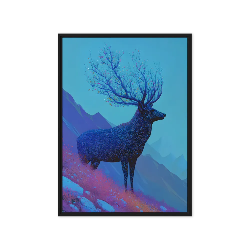 Ethereal Harmony | Canvas with Black Frame | 20″×28″