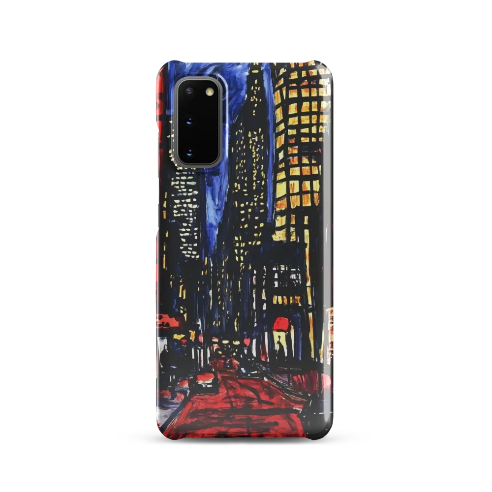 Midnight Avenue in Red and Blue