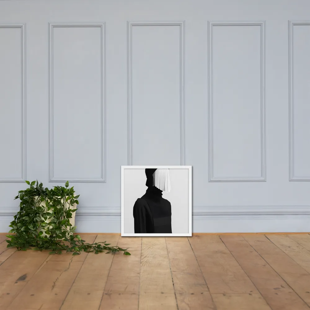 Veil of Mystery | Poster with White Frame | 18″×18″