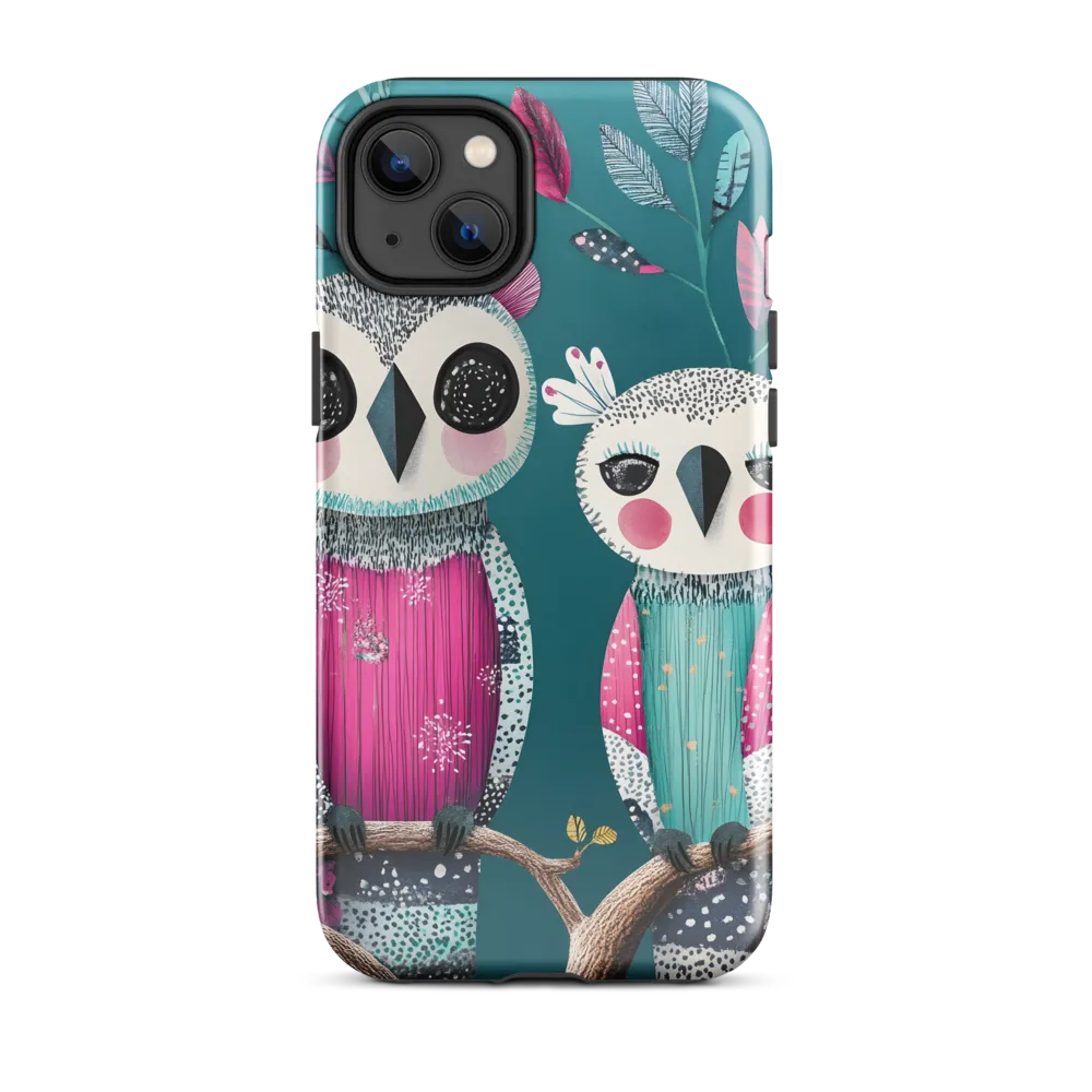Whimsical Duo: A Celebration of Nature and Color