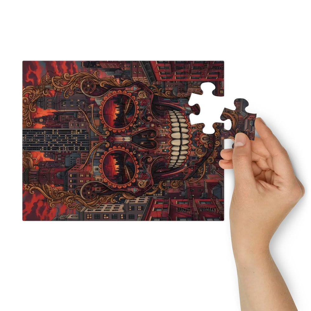 Urban Calavera 
 Jigsaw Puzzle in Tin Box