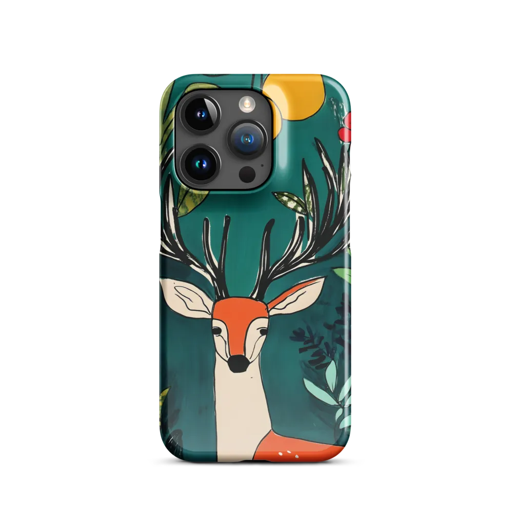 Nature's Embrace: The Majestic Deer | Phone Case |  15 Pro | Snap Case | Glossy
