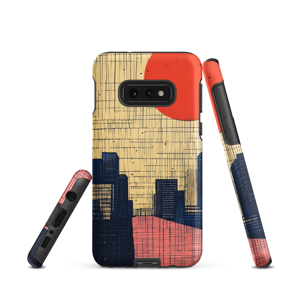 Urban Echoes: A Minimalist Cityscape