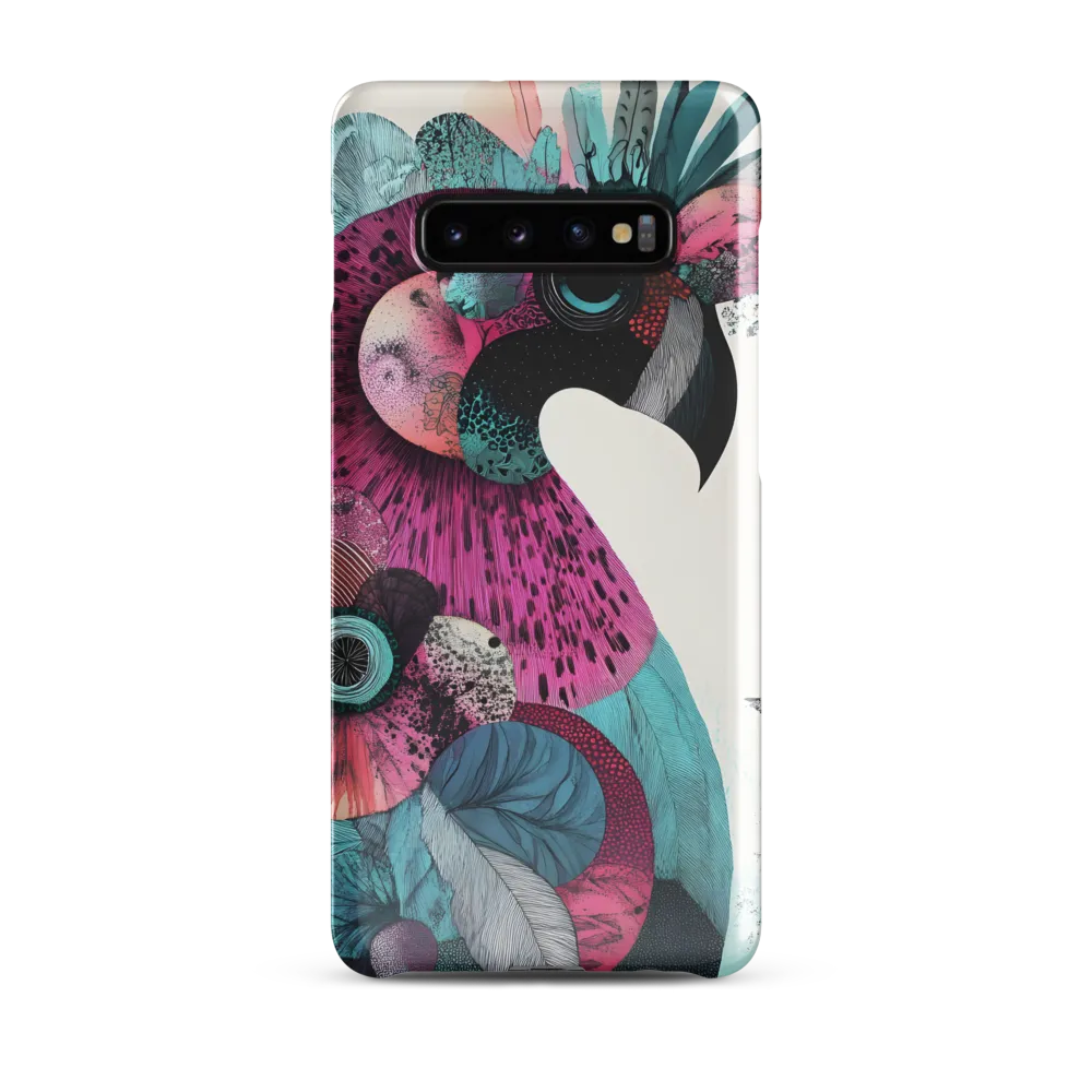 Vibrant Flamingo | Phone Case |  S10 Plus | Snap Case | Glossy