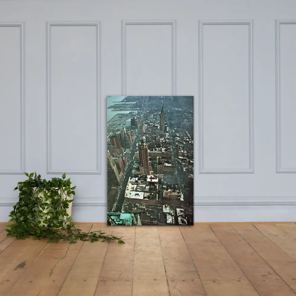 Aerial Symphony of Urban Life | Canvas | 24″×36″