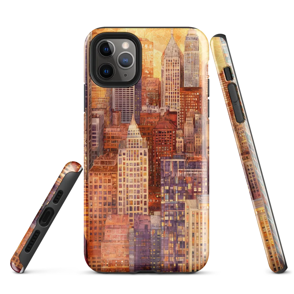 Golden Hour Over the City | Phone Case |  11 Pro Max | Tough Case | Glossy