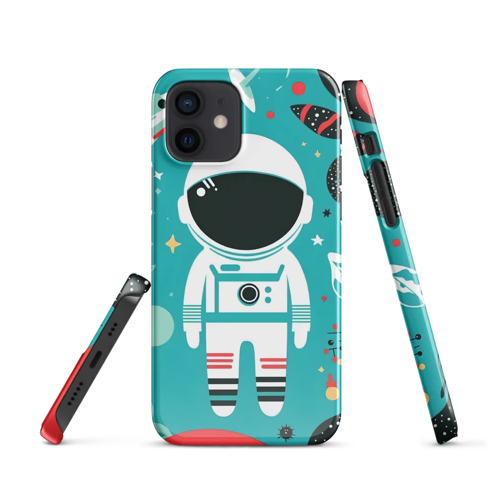 Whimsical Astronaut in Cosmic Wonderland