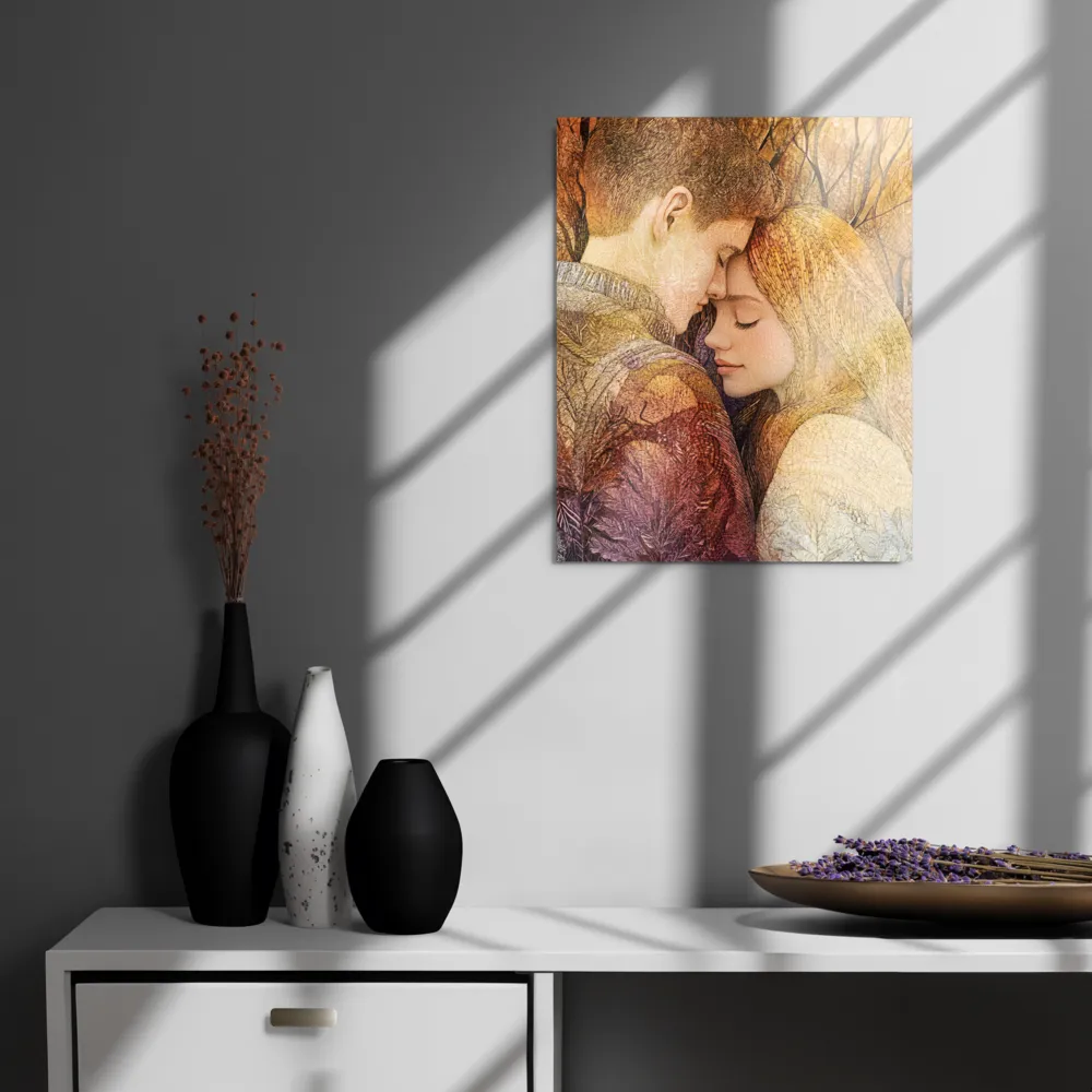 Embrace of Autumn | Metal Print | 16″×20″