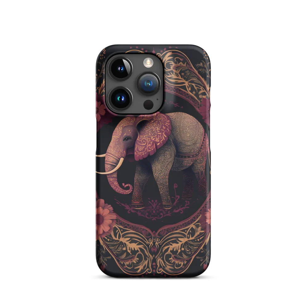 Regal Reverie: The Ornate Elephant | Phone Case |  15 Pro | Snap Case | Matte