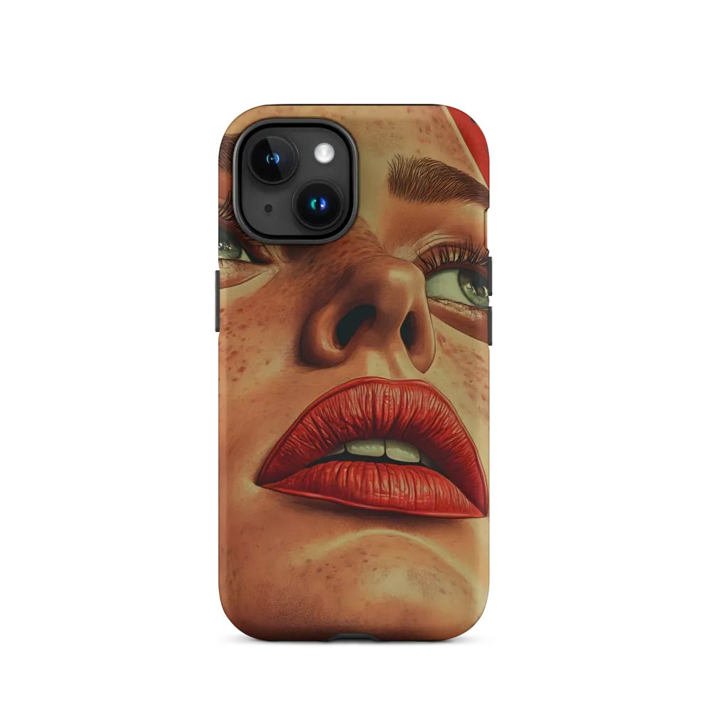 Red Intensity: A Portrait of Elegance