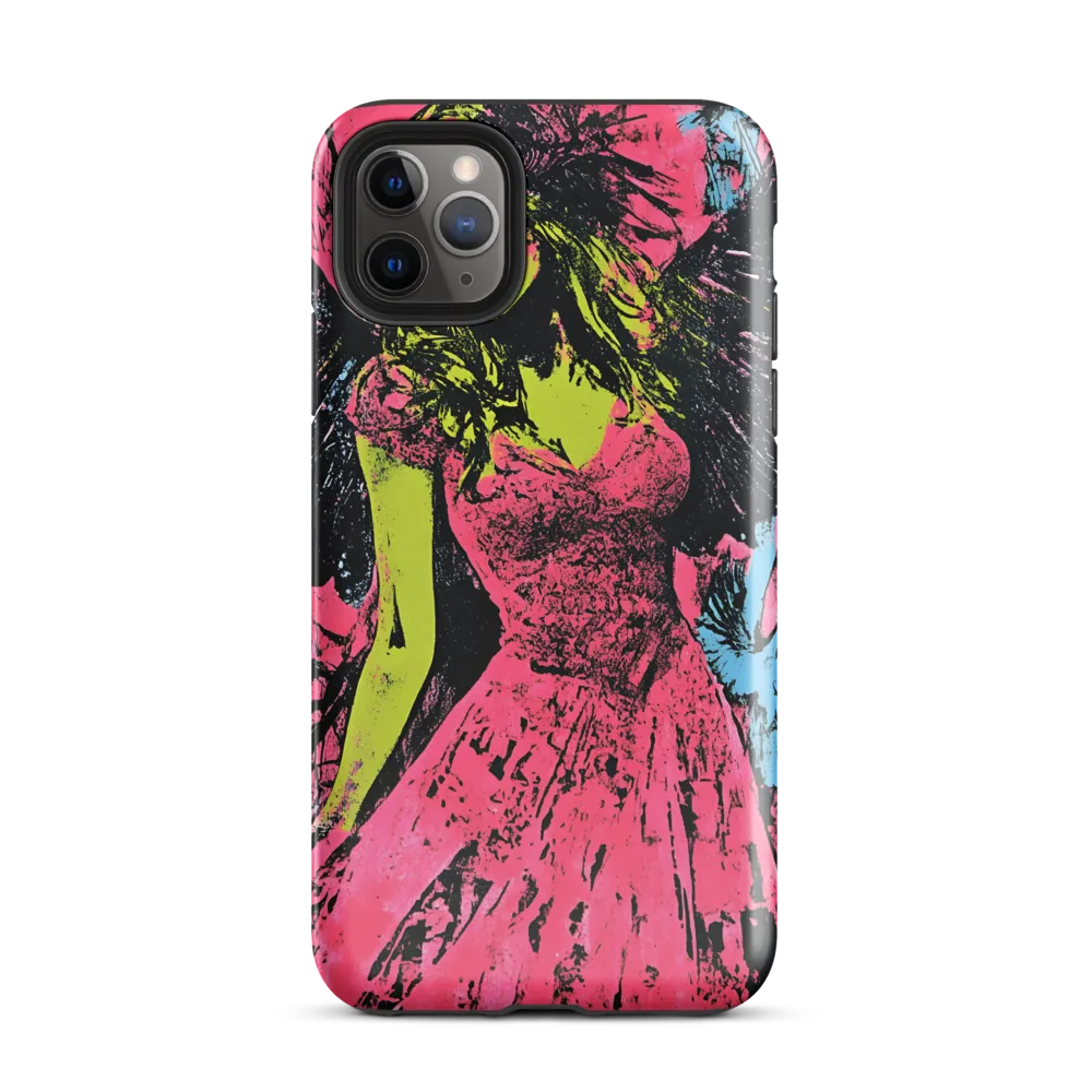 Mystical Angel in Neon Dreams | Phone Case |  11 Pro Max | Tough Case | Glossy