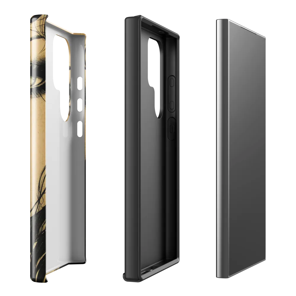 Enigmatic Gaze | Phone Case |  S24 Ultra | Tough Case | Glossy