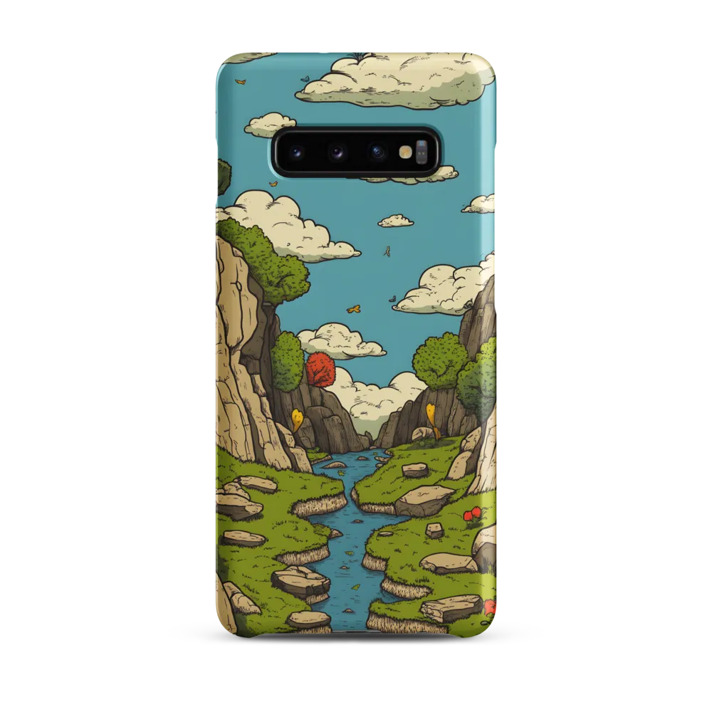 Whimsical Serenity: A Canyon Landscape