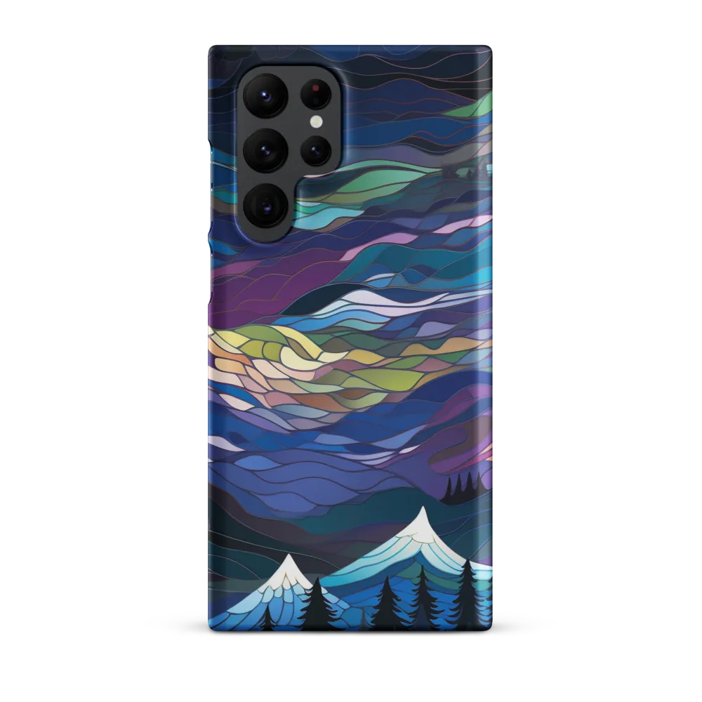 Twilight Peaks: An Abstract Mountain Landscape