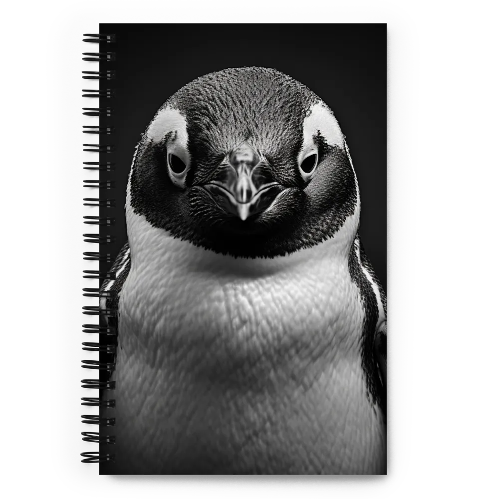 Majestic Penguin Portrait | Spiral Notebook