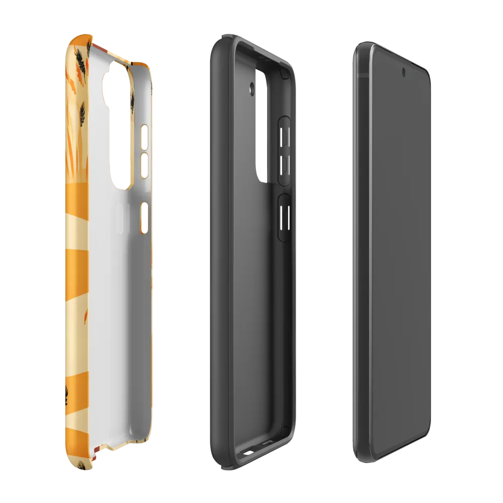 Embracing the Fields: A Floral Journey | Phone Case |  S21 FE | Tough Case | Matte
