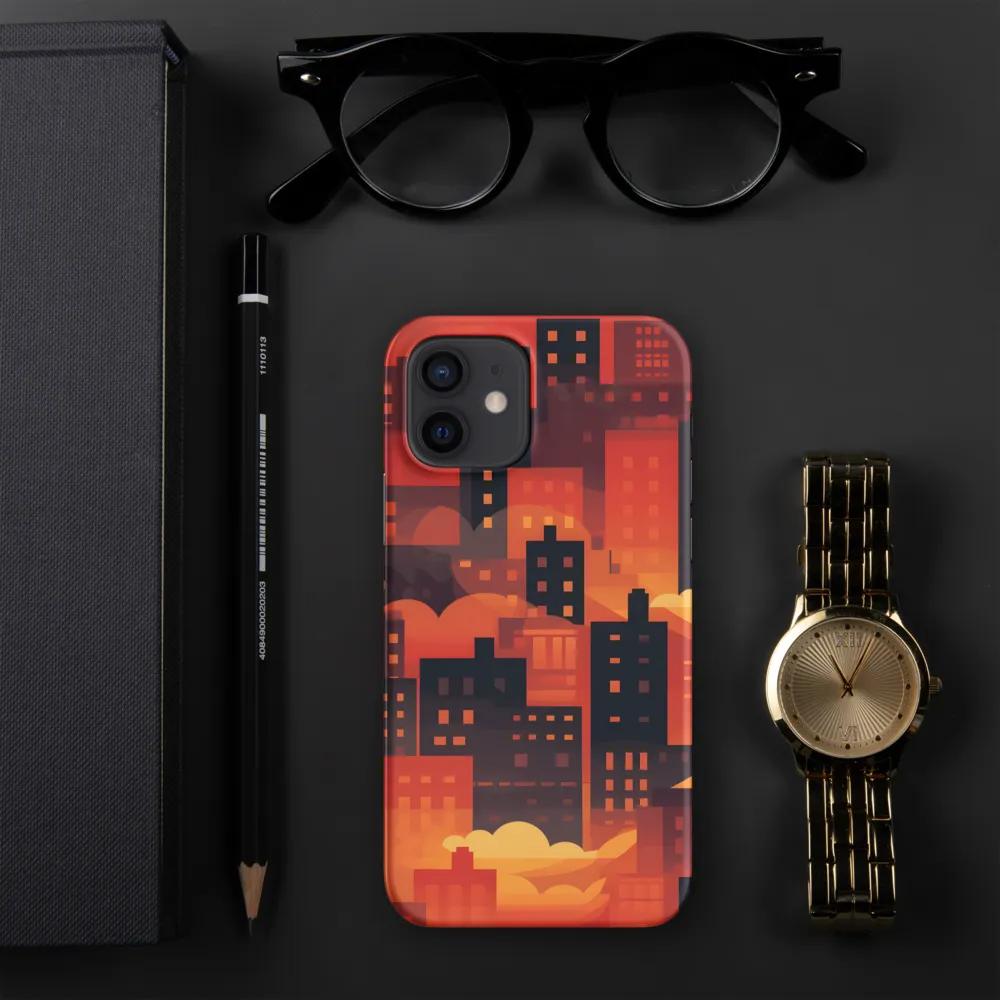 Radiance of the Urban Horizon | Phone Case |  12 | Snap Case | Matte