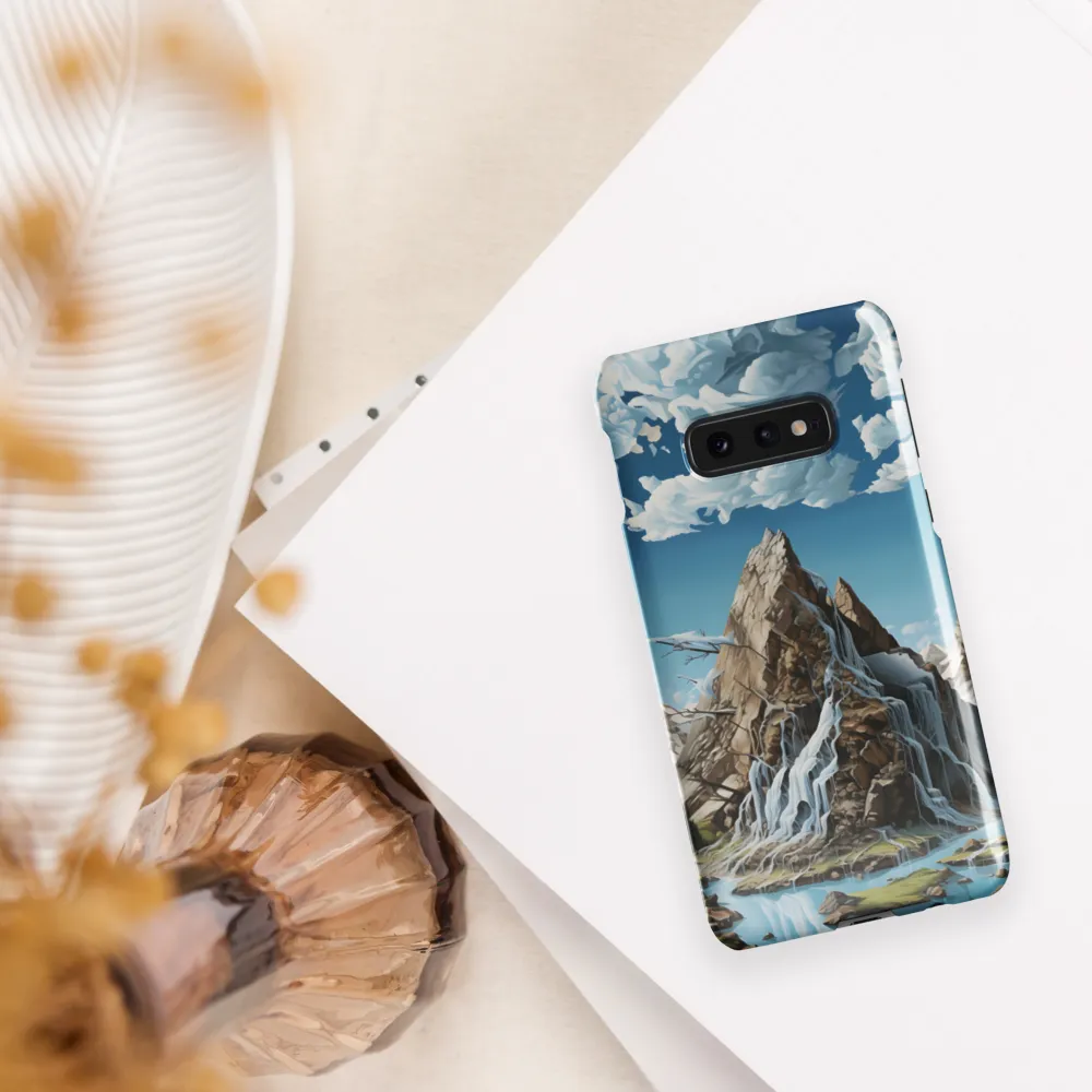Majestic Cascade: A Mountain Masterpiece