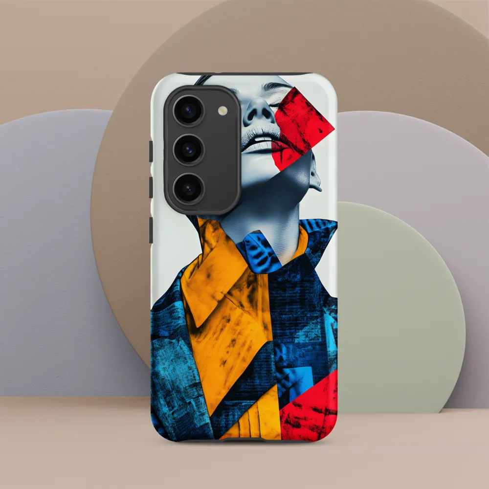 Fragmented Confidence: A Surreal Fashion Portrait